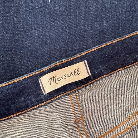27 Tall Madewell Skinny Flare Dark Blue Flare Jeans